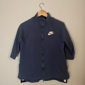 Nike Full Zipper Three Quarter Length Sleeve Sweater